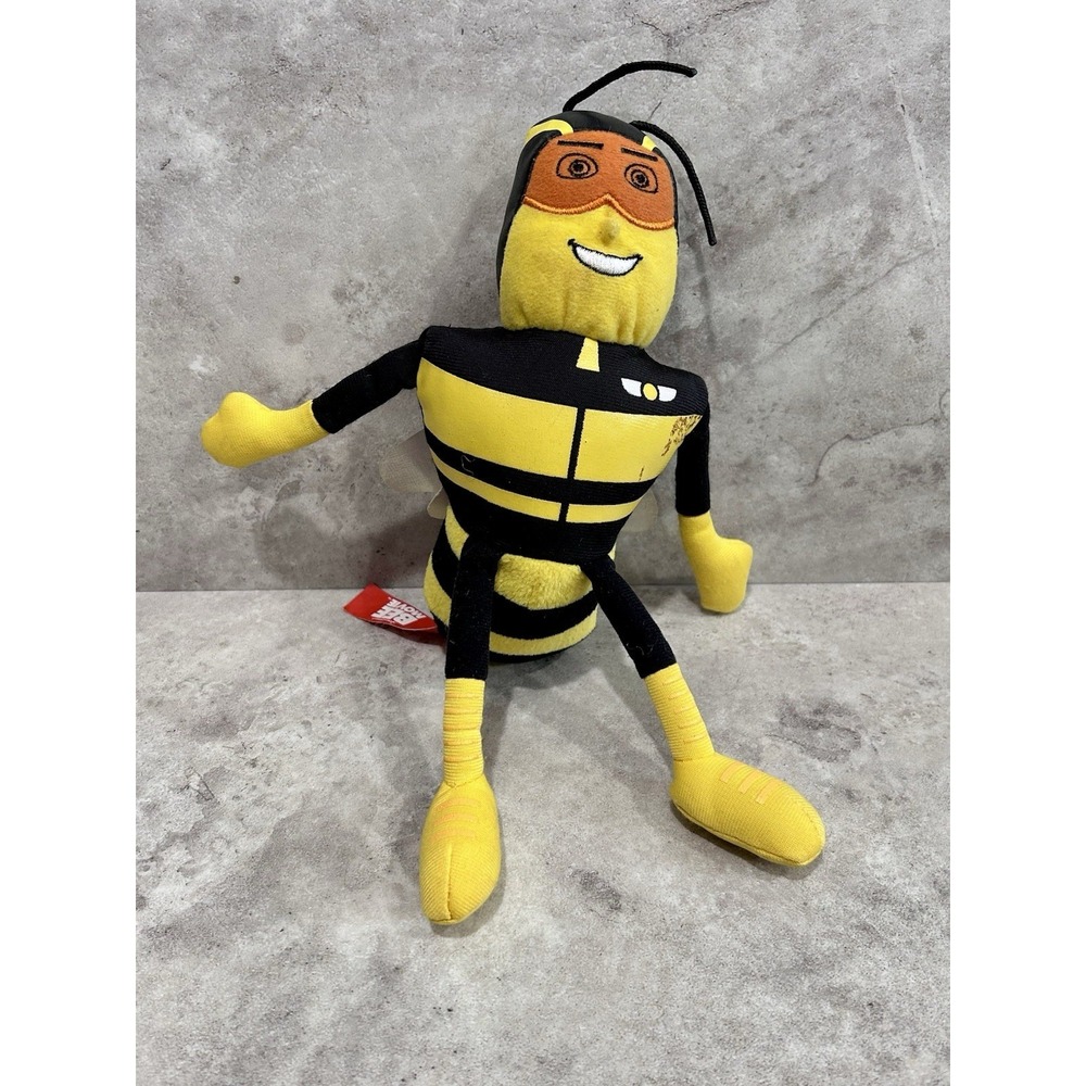 RARE Bee Movie 2007 Pollen Jock Plush Dreamworks Animation Voice Box 11 Inch HTF